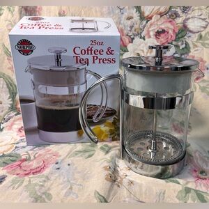 Norpro Silver Coffee & Tea Press